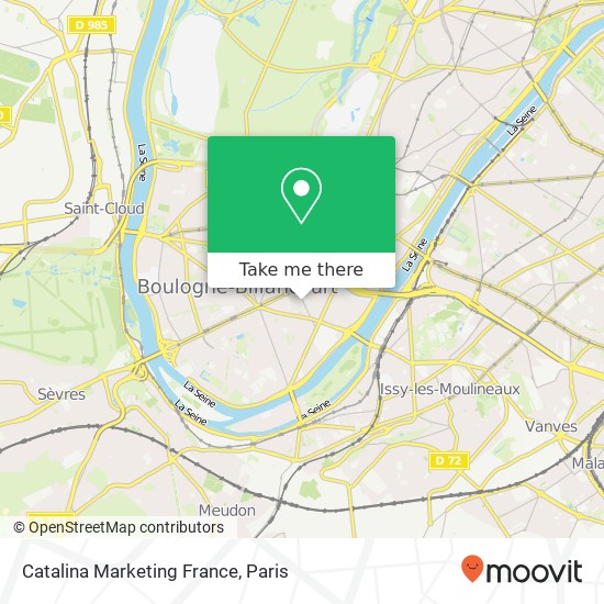 Catalina Marketing France map