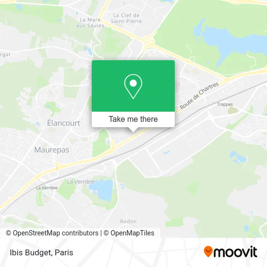 Ibis Budget map
