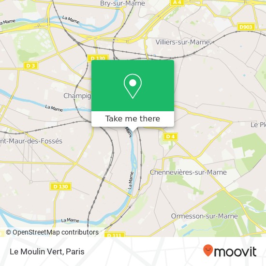 Le Moulin Vert map