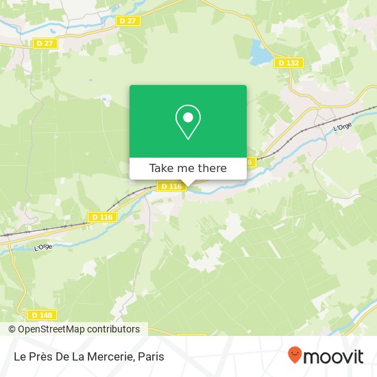 Le Près De La Mercerie map