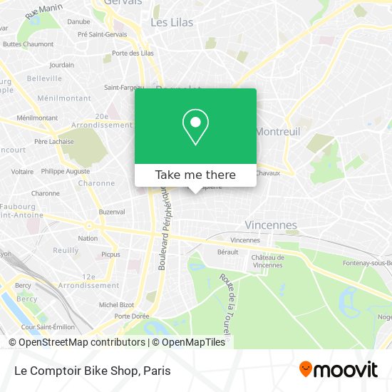 Le Comptoir Bike Shop map