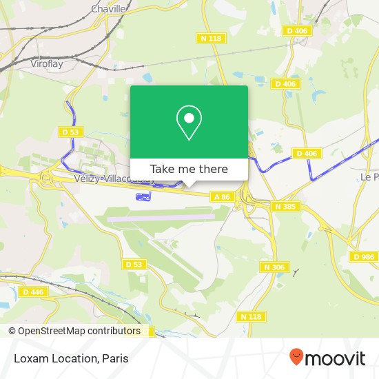 Loxam Location map