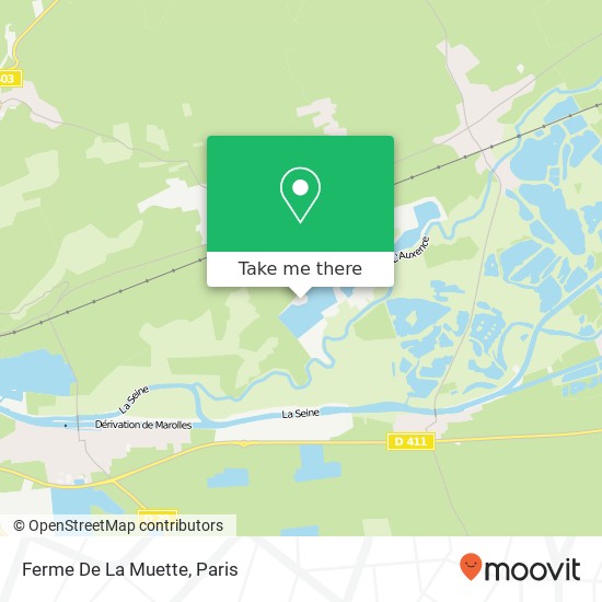 Ferme De La Muette map