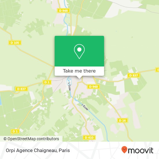 Orpi Agence Chaigneau map