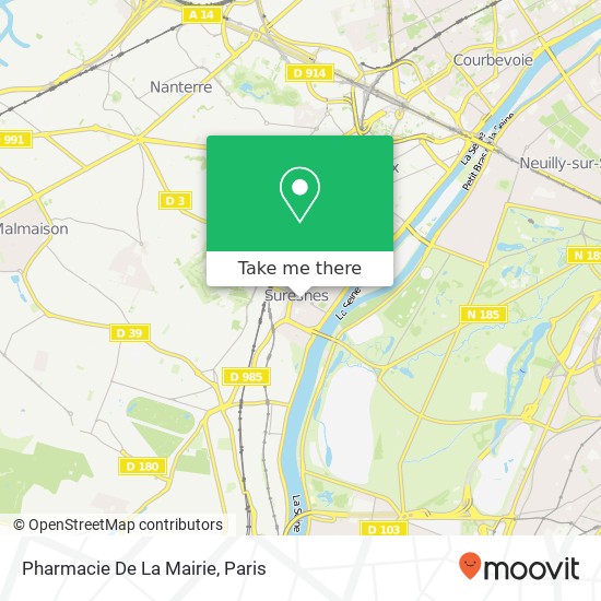 Mapa Pharmacie De La Mairie