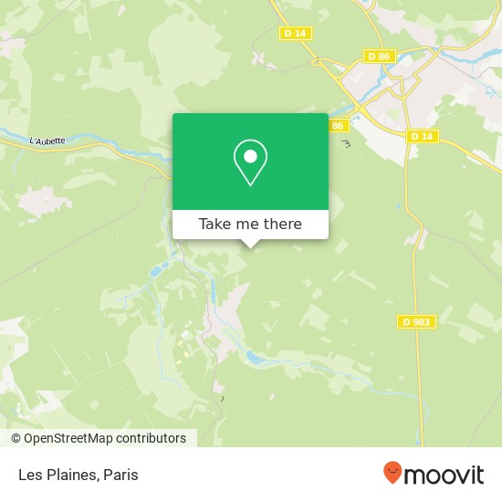 Les Plaines map