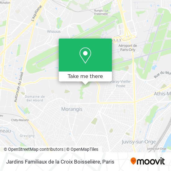 Jardins Familiaux de la Croix Boisselière map