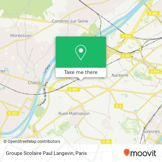 Groupe Scolaire Paul Langevin map