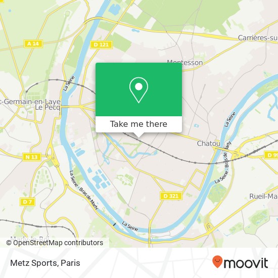 Metz Sports map