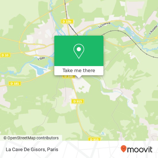 Mapa La Cave De Gisors