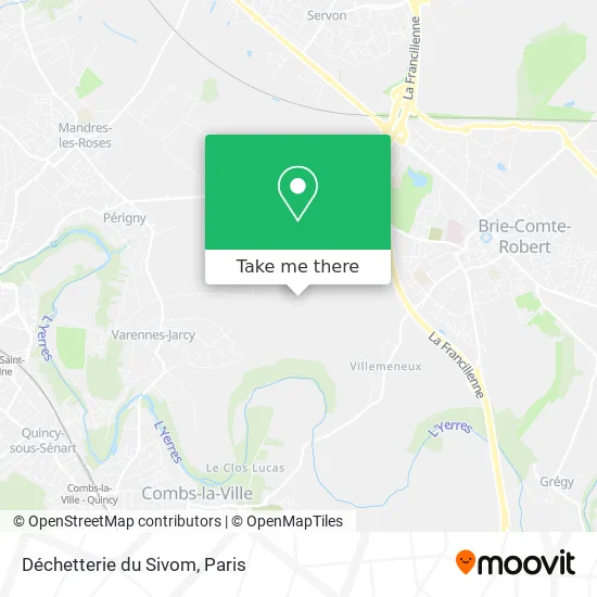 Déchetterie du Sivom map