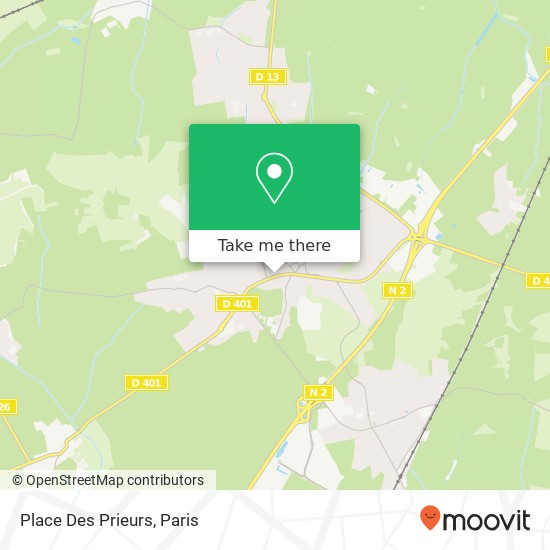 Place Des Prieurs map