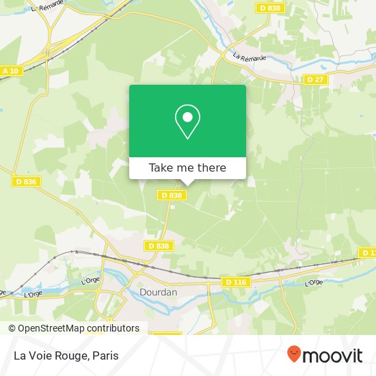 La Voie Rouge map