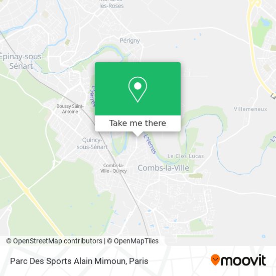 Mapa Parc Des Sports Alain Mimoun
