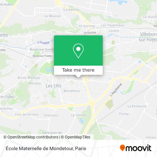 École Maternelle de Mondetour map