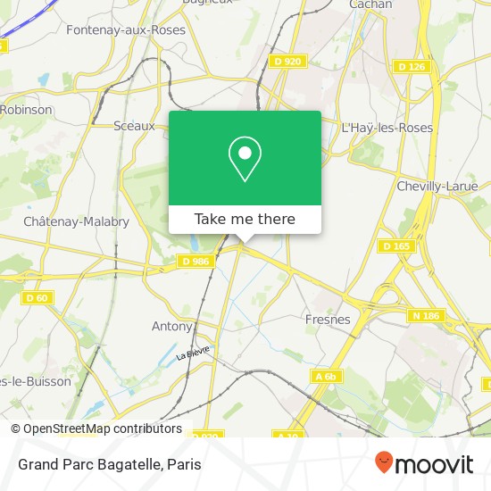 Grand Parc Bagatelle map