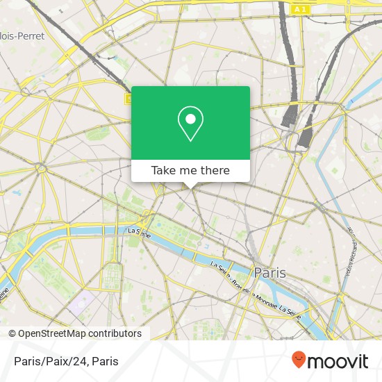 Mapa Paris/Paix/24