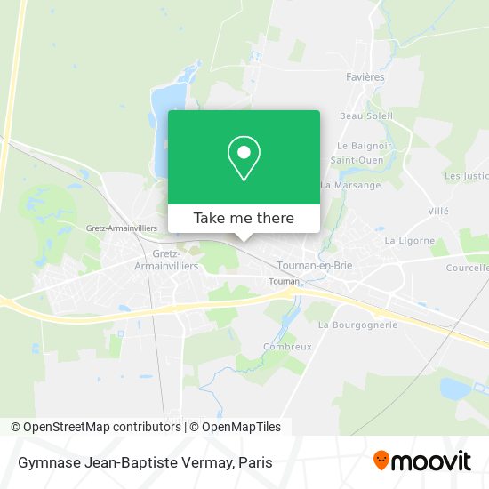 Mapa Gymnase Jean-Baptiste Vermay