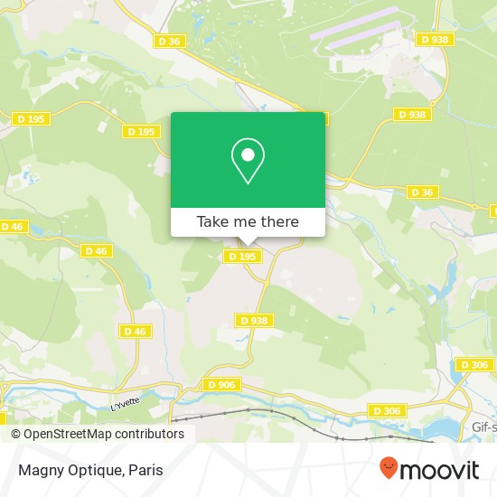 Magny Optique map