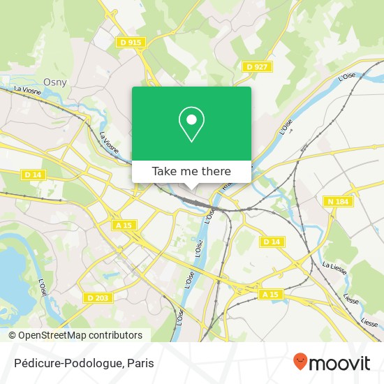 Pédicure-Podologue map