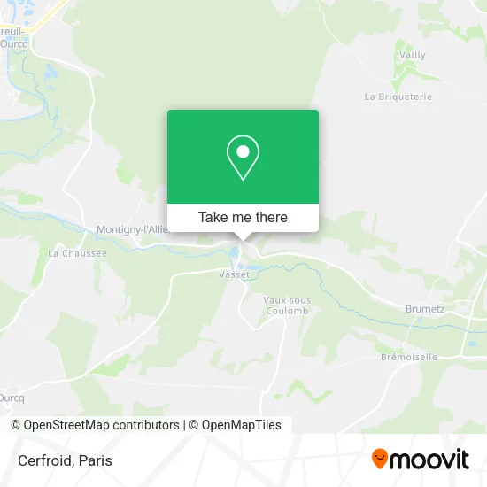 Cerfroid map