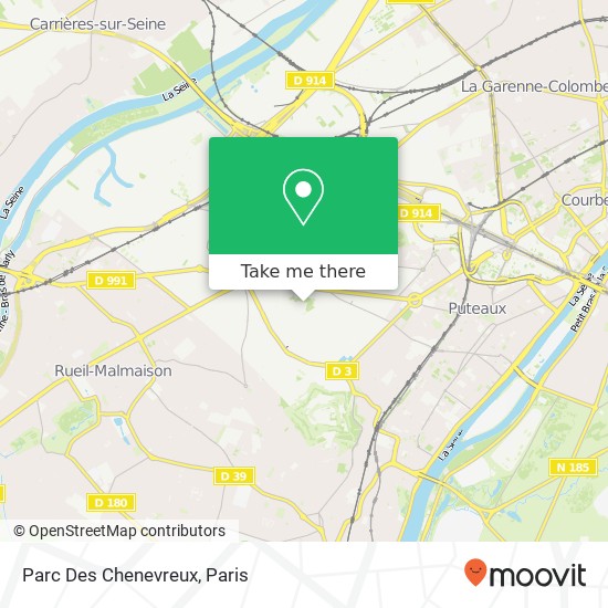 Parc Des Chenevreux map
