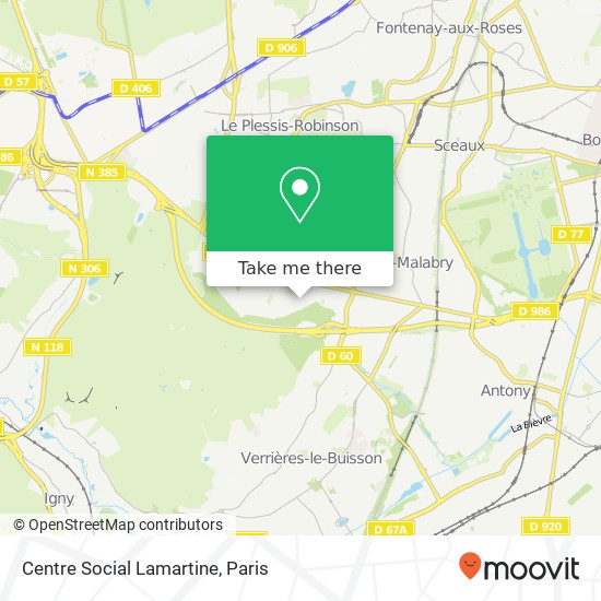 Centre Social Lamartine map