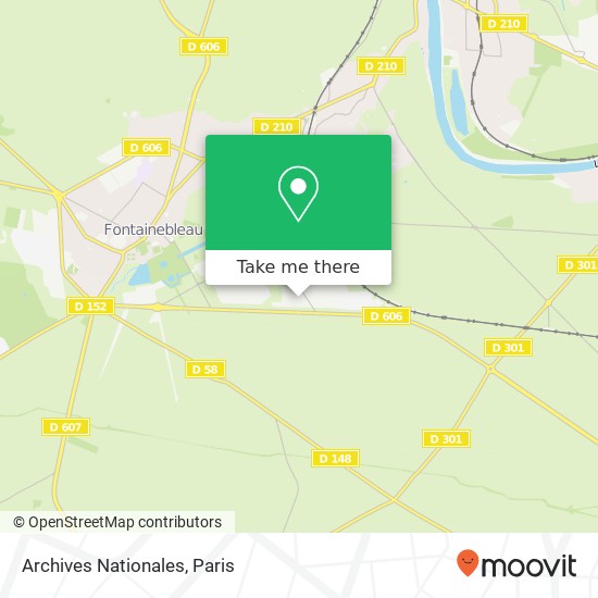 Archives Nationales map