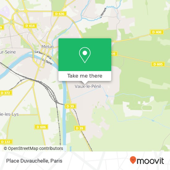 Mapa Place Duvauchelle