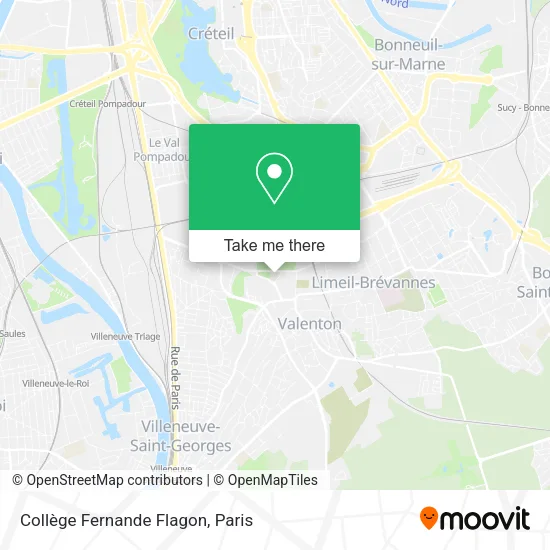 Collège Fernande Flagon map