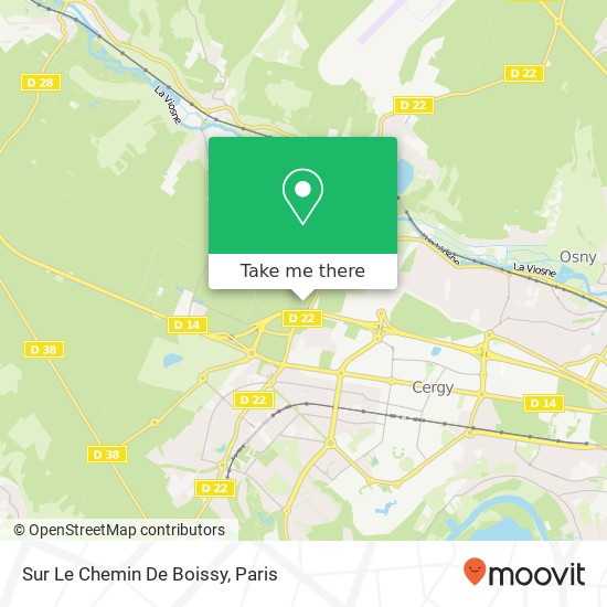 Sur Le Chemin De Boissy map