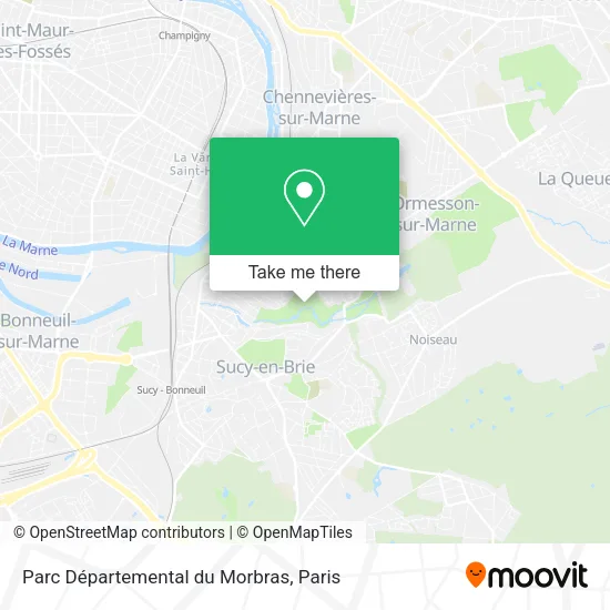 Parc Départemental du Morbras map
