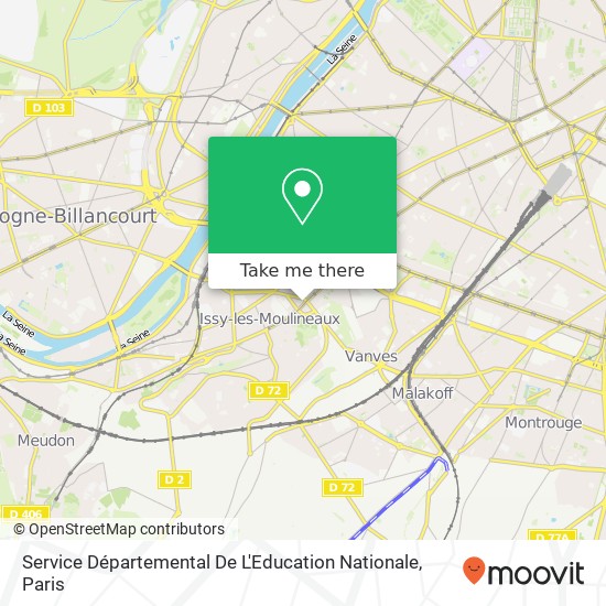 Service Départemental De L'Education Nationale map