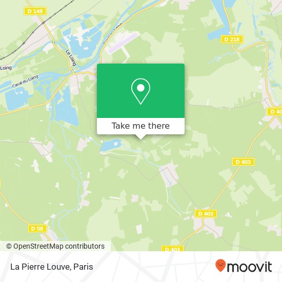 Mapa La Pierre Louve