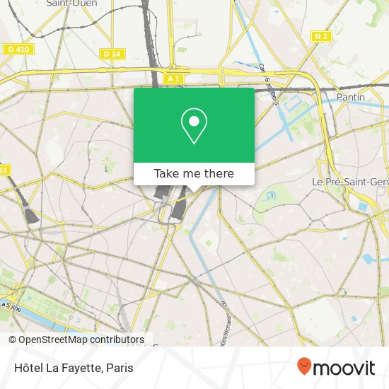 Hôtel La Fayette map