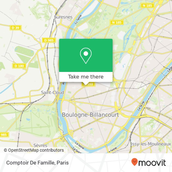 Comptoir De Famille map