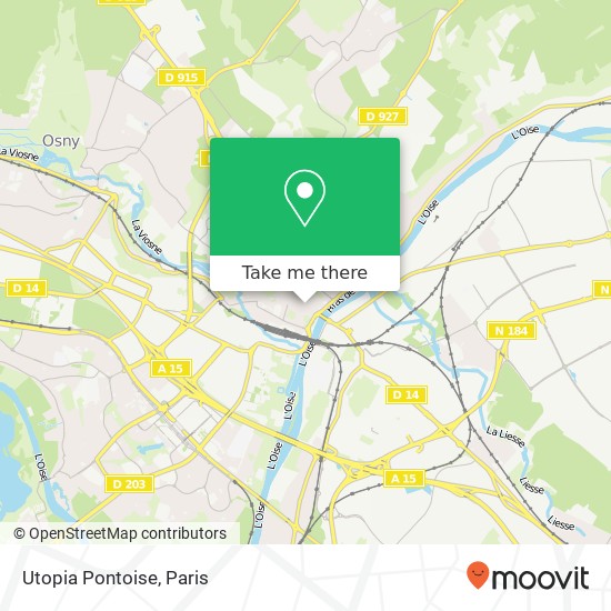 Mapa Utopia Pontoise