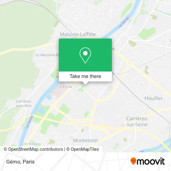 Gémo map