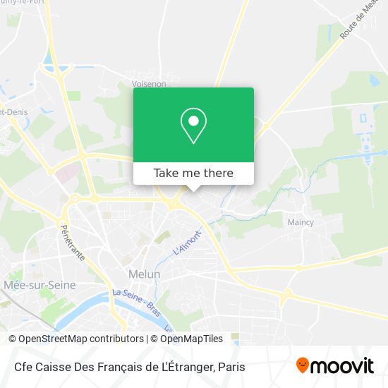 Cfe Caisse Des Français de L'Étranger map