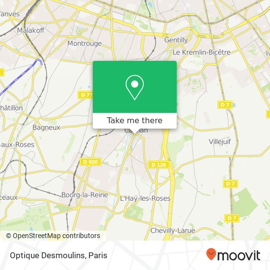 Mapa Optique Desmoulins