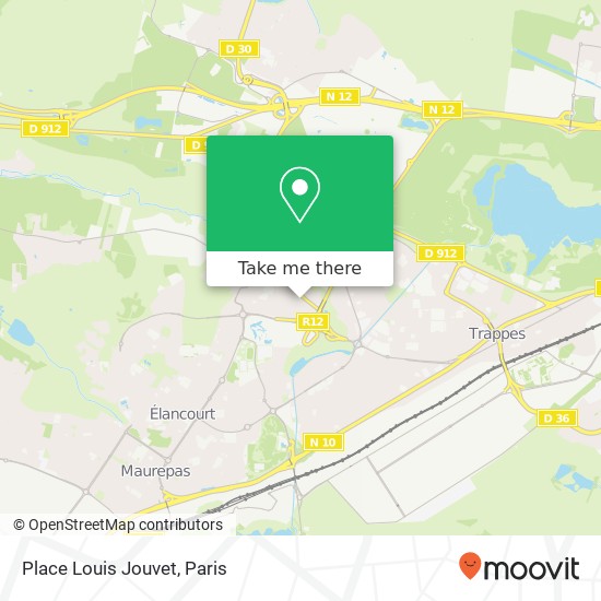 Place Louis Jouvet map