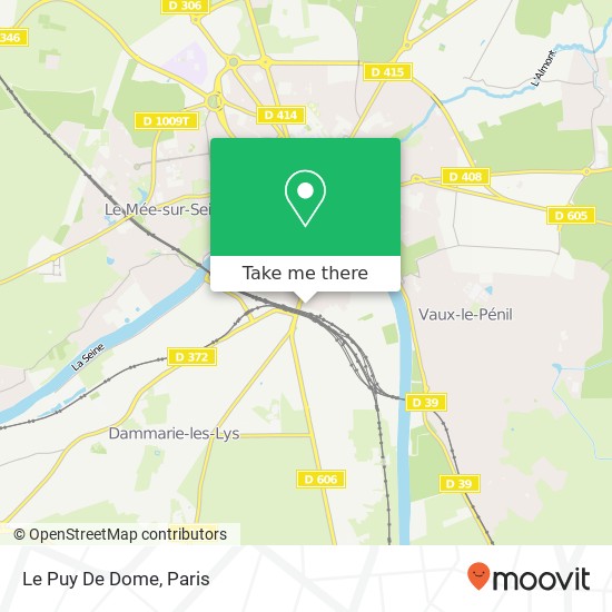 Le Puy De Dome map