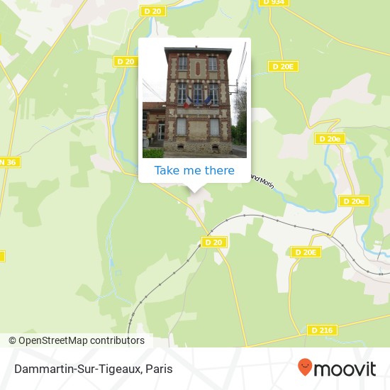 Mapa Dammartin-Sur-Tigeaux