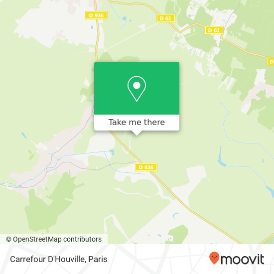 Mapa Carrefour D'Houville