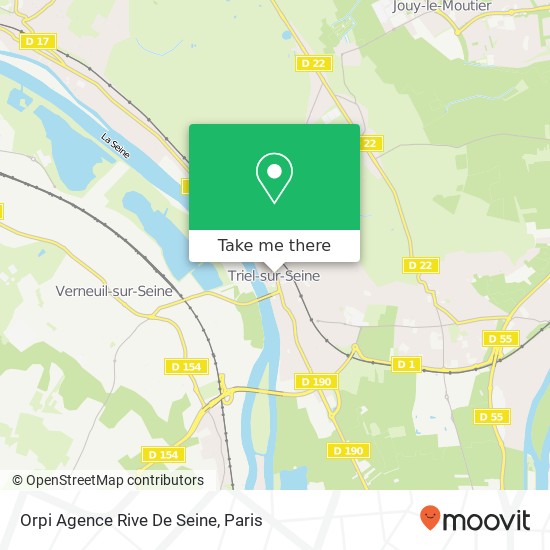 Mapa Orpi Agence Rive De Seine