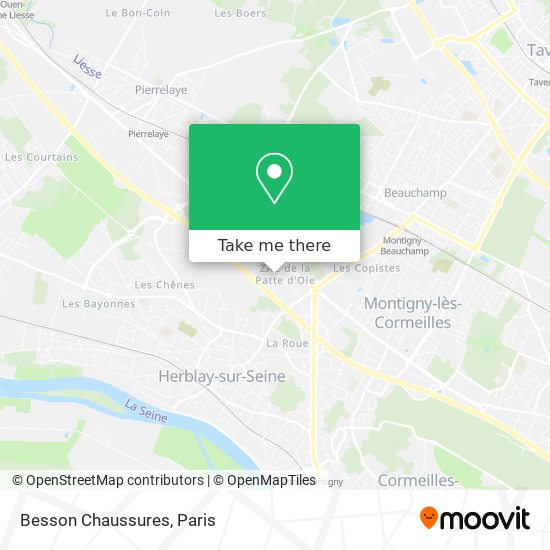 Besson Chaussures map