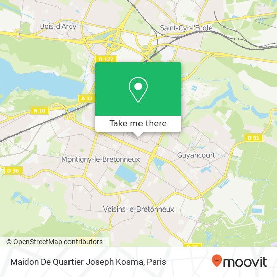 Mapa Maidon De Quartier Joseph Kosma