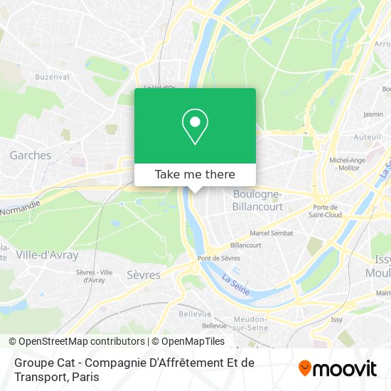 Groupe Cat - Compagnie D'Affrêtement Et de Transport map