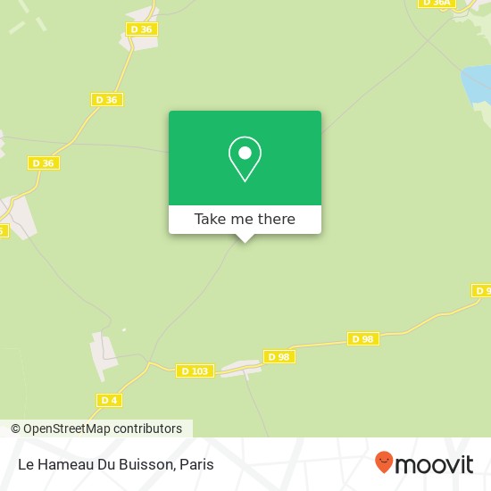 Mapa Le Hameau Du Buisson