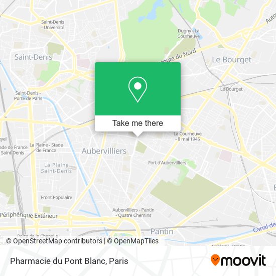 Pharmacie du Pont Blanc map